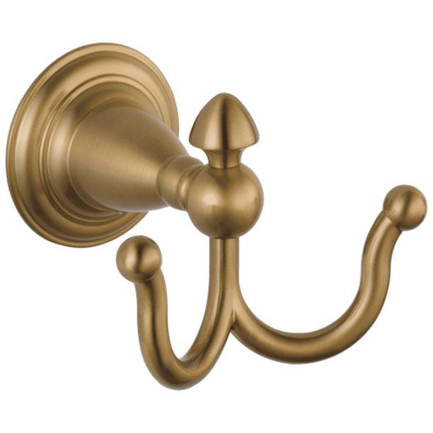 Delta Victorian Double Robe Hook, Champagne Bronze - Walmart.com ...