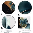 thumbnail image 3 of Designart "Modern Abstract Shapes I" Abstract Metal Wall Art, 3 of 5