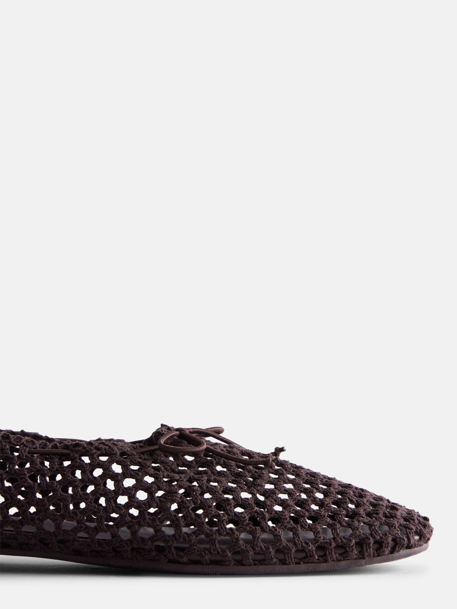 Scenario Women's Knit Bow Ballet Flats