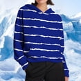 thumbnail image 1 of NJDVHB Womens Hooded Sweatshirts,Women Fall And Winter Solid Color Long Sleeve Warm Wool Pockets Drawstring Hooded Sweatshirt Top, 1 of 4