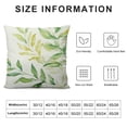 thumbnail image 5 of Creowell  Sage Green Throw Pillows Covers Gold Botanical Leaf Pillow Covers Leaves Fern Modern Pillow Case Watercolor Pillowcase Decor Gifts for Bed Couch Sofa Living Room, 5 of 5