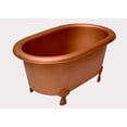 thumbnail image 2 of Barclay Picasso COTDRN31-AC-AC 32 Inch Copper Double Roll Top Bathtub, 2 of 5