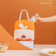 thumbnail image 5 of Sac à Lunch Portable, Sac à Lunch Isolé, Sac à Lunch pour Enfants, Sacs à Lunch Isolés, Sac à Lunch Isolé pour Travail Femmes, pour Enfants, Femmes (Orange), 5 of 5