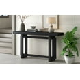 thumbnail image 4 of U_Style-CA 59.1'' Painted Entryway Table with Pine Veneer,Unique Triple Rectangle Design Console Table with Thick Pine Wood Legs,Extra Long Sofa Table Versatile for Hallway, Living Room,Kitchen, 4 of 23