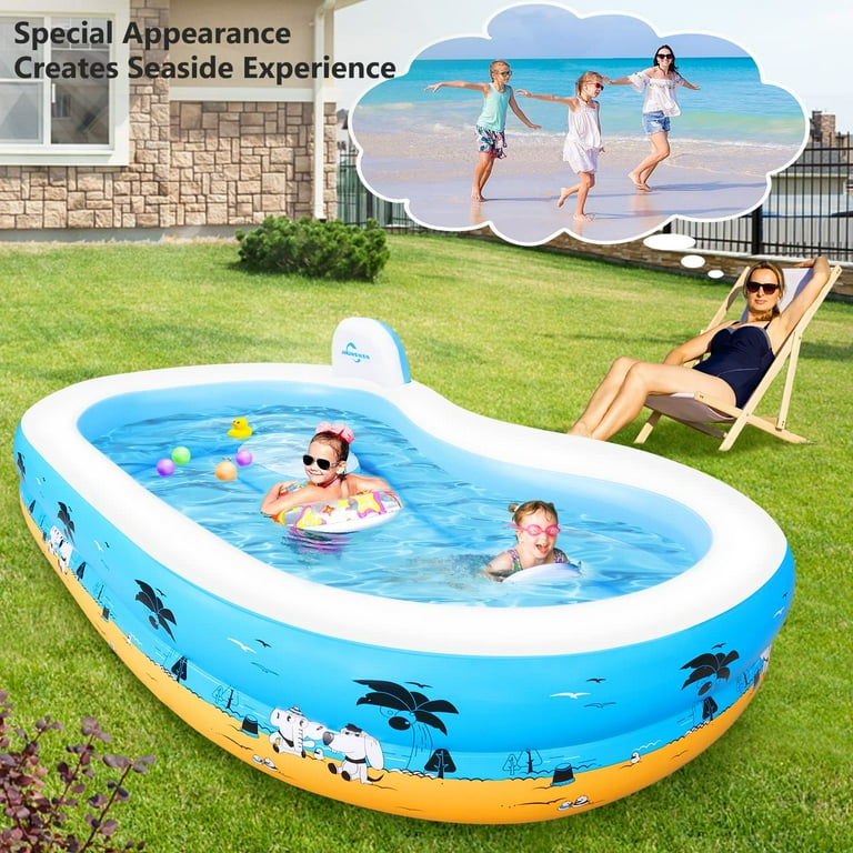 Inflatable pool for 2024 adults with seats
