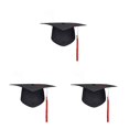 thumbnail image 2 of Minnieouse Academic Hat Academy Souvenir Caps Decoration Supplies Bachelor Cosplay Fringe Ornament School Pendent Hat Headgear Graduation Type1 NO1, 2 of 6