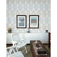 thumbnail image 4 of NextWall Two Toned Palm Peel and Stick Wallpaper (Blue Mist & Daydream Grey), 4 of 16