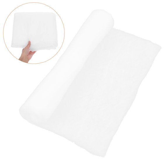GOOHOCHY 2pcs Artificial Snow Blanket Christmas Snow Cotton Roll Winter Realistic Snow Rugs for Holiday Christmas Village Display Snow Decors