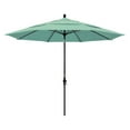 thumbnail image 1 of California Umbrella 11 ft. Fiberglass Double Vent Sunbrella Tilt Market Umbrella, 1 of 11