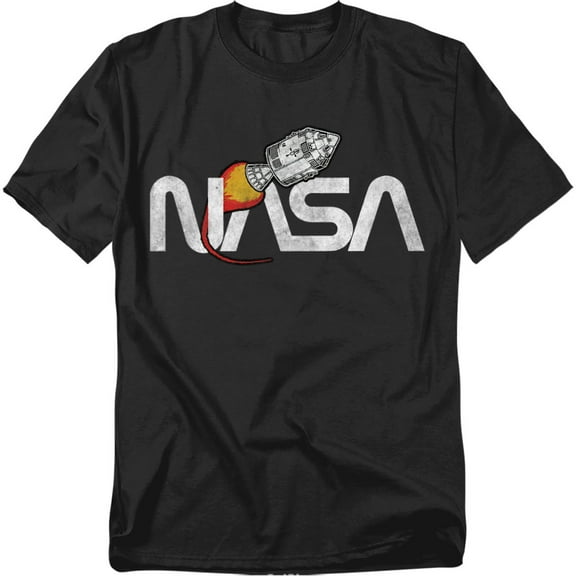 NASA T-Shirt Vintage Rocket Unisex Graphic Tee for Men & Women