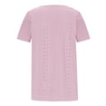 thumbnail image 6 of Summer Oversize Shirts for Womens 2025 Fashion Short Sleeve Out Blouse Funny Round-Neck Blouses, 6 of 6