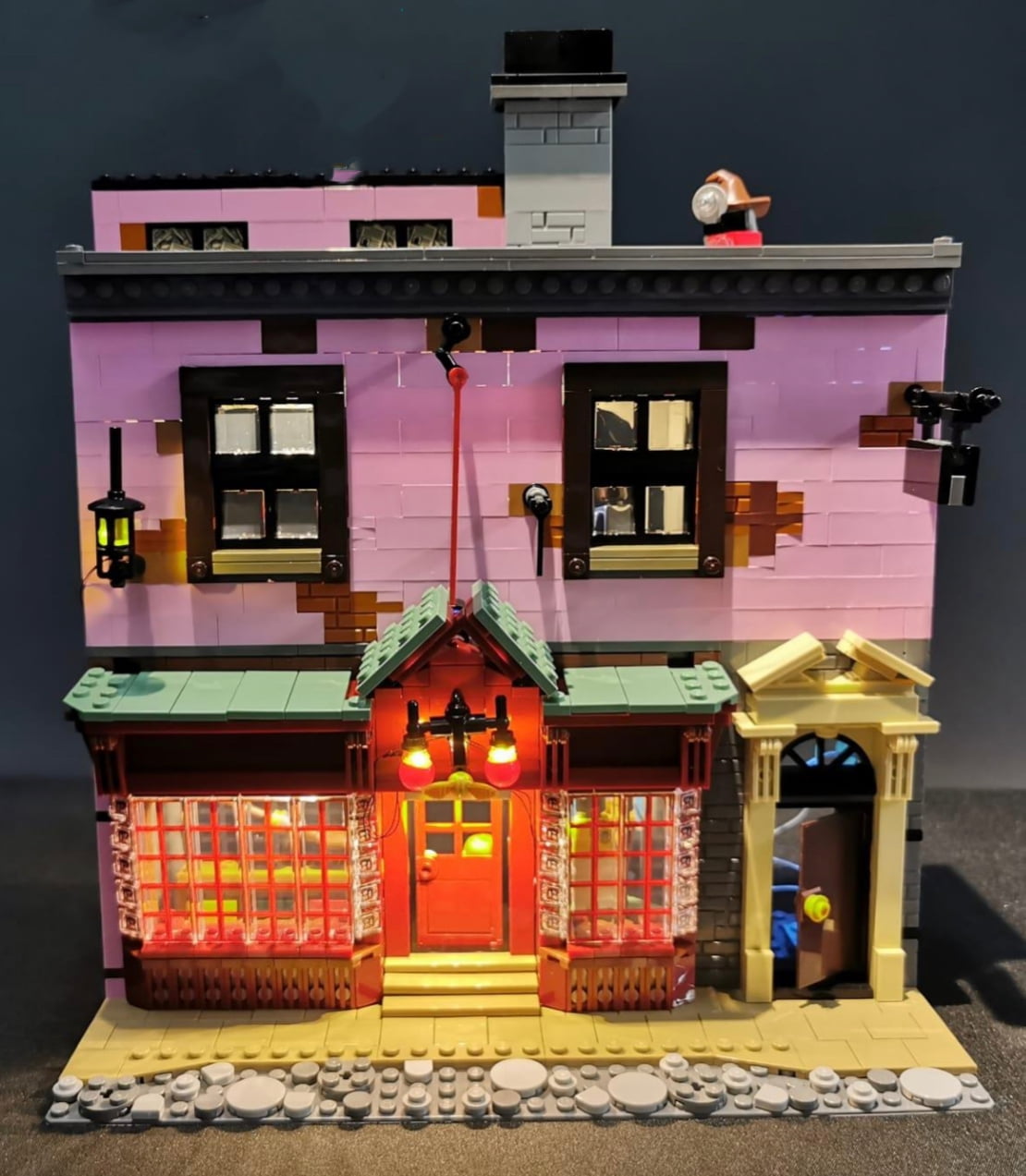 Brickstars LED Lighting Kit for Lego Diagon Alley 75978 Harry Potter (Not Include the Building Set)