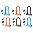thumbnail image 4 of LJNYFDC Safety Lock Bicycle Lock High Strength Rustproof Sturdy Construction Easy Installation Universal Zinc Alloy U Lock MTB 1 Set, 4 of 7
