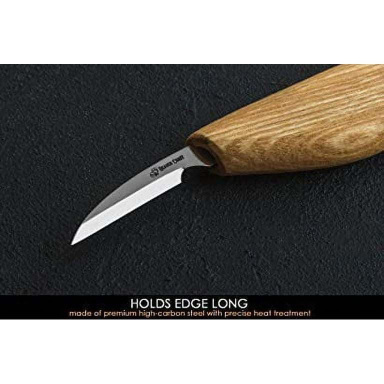  Schaaf Wood Carving Tools Knife Kit  Wood Carving Kit Includes  Detail Whittling Knife, Sloyd Carving Knife, Spoon Carving Knife, Basswood  Carving Blocks, Strop and Learning Material for Beginners : Arts