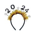 thumbnail image 2 of Diadema de Año Nuevo 2024 Yuyangstore Tocado de año nuevo Oro, 2 of 8