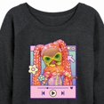 thumbnail image 3 of LOL OMG! Fashion Dolls - Play Dazzle Music - Women's Lightweight French Terry Long Sleeve Shirt, 3 of 5