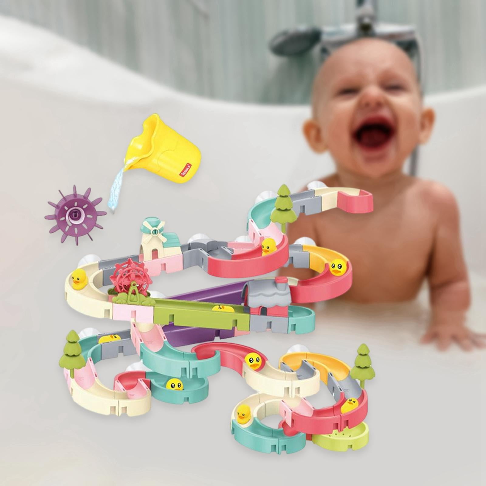 HILABEE Bath Waterfall Toys Water Spray Toy with Suction Cups DIY