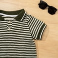 thumbnail image 5 of Toddler Boy Clothes Summer Outfit Sleeveless T-Shirt Tank Tops Casual Elastic Shorts 2Pcs Set Cartoon Print 2PCS Set Short Sets Set Dailywear Set (6-7 Years,Green) Boy Summer Sleeveless Tank Tops Set, 5 of 9