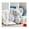 thumbnail image 2 of George Baby Neutral Plush Elephant with Baby Blanket (2-Piece Set), 2 of 4