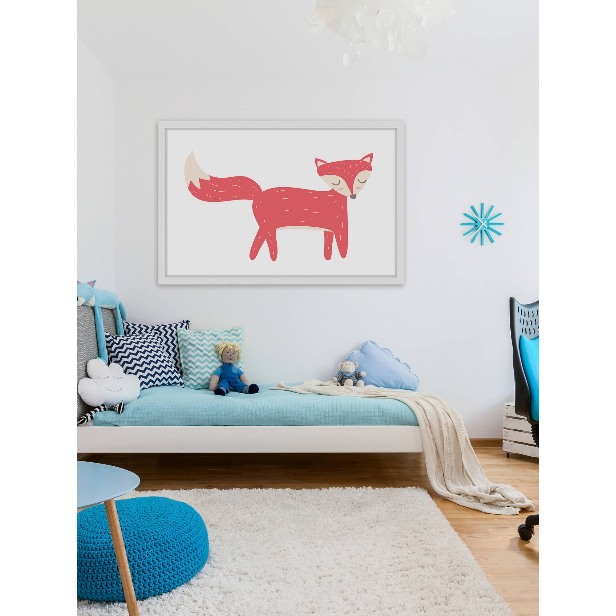 "Red Fox" Framed Painting Print