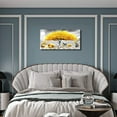 thumbnail image 3 of Aaheei Wall decorations for living room Canvas Wall Art for bedroom Abstract wall decor Black and white Canvas Art Yellow tree paintings bathroom Home Decoration Hang Pictures Office Wall Artworks, 3 of 6