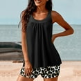 thumbnail image 2 of tankini&nbsp;tops Two Piece Swimsuits For Women Leopard Print Tank Top With Boyshorts Bathing Suits, 2 of 8