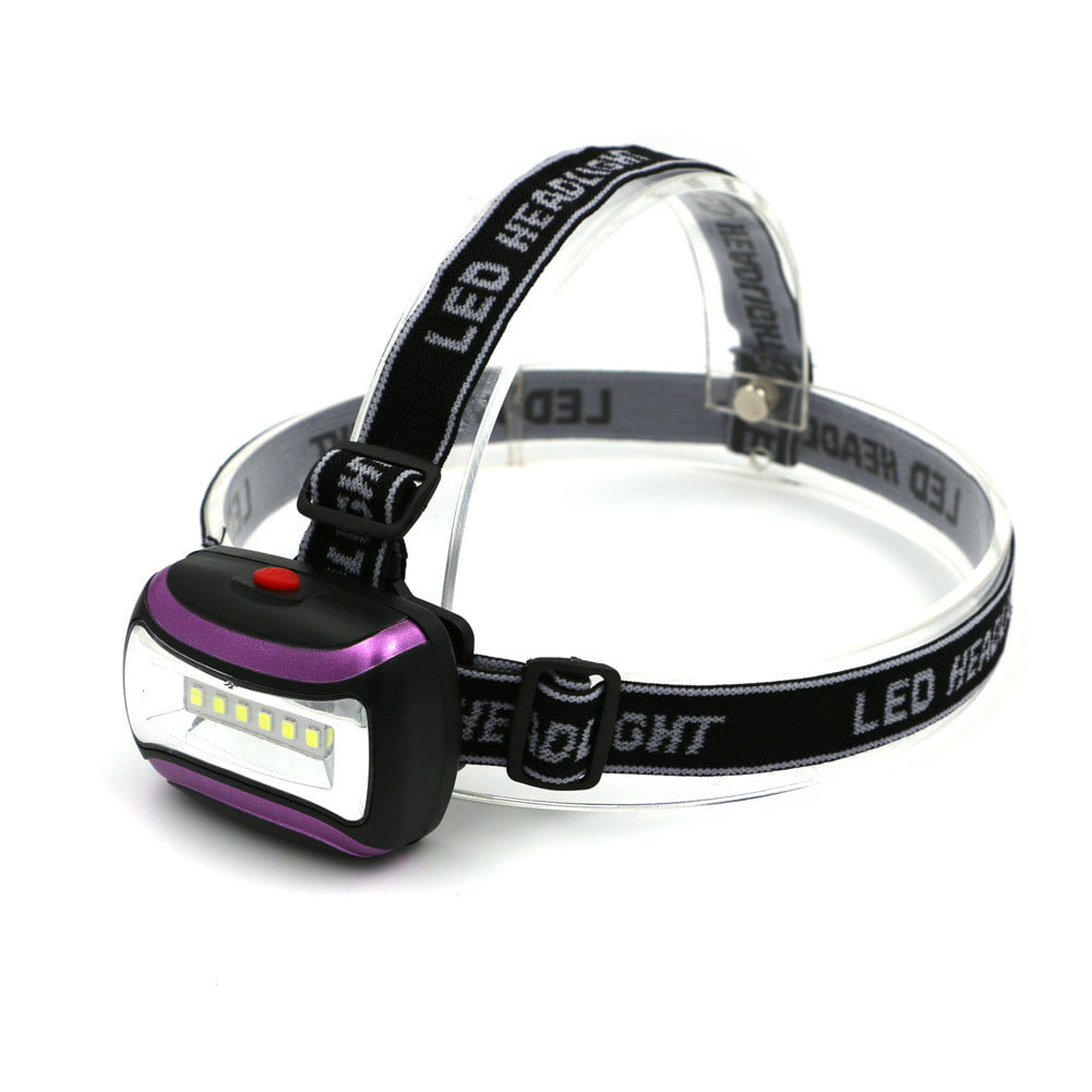 COB LED Headlamp Mini Headlights FlashlightsCamping Head Torch Lanterns AAA 