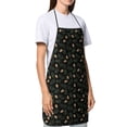 thumbnail image 4 of Easygdp Pine Cone Woodland Pattern Apron Waterdrop Resistant with 2 Pockets,Oil Resistant Cooking Kitchen Chef Apron for Women Men, 4 of 7
