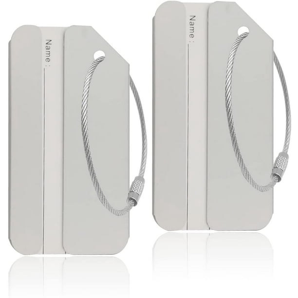 Aluminum Luggage Tags, Luggage Tag Holders for Travel Luggage Baggage
