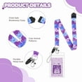 thumbnail image 3 of 8-Pack Cute Lanyards with Safety Breakaway, Waterproof Badge Holders, Metal Hook & Plastic Clip, Durable Neck Straps for Preschool & Elementary School Students, 3 of 6