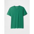 thumbnail image 4 of Camiseta de algodón suave GAP Everyday cuello redondo verde trébol M, 4 of 4