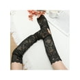thumbnail image 6 of INSPIRE CHIC Women's Summer Driving Glove Detachable Arm Sleeves Lace Fingerless Gloves for Women One Size Black, 6 of 6
