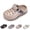 01_Khaki, variant on Girls Clogs Slippers for Everyday Comfort Outdoor Open Toe Sandal Style Footwear with Sole for Play and School Kids Slippers,01_Black,10-10.5 Years