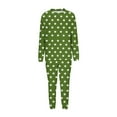 thumbnail image 3 of Gytharion Flannel Pajama Sets for Women Winter Soft Cozy Plush Thermal Sleepwear Outfits Cute Star Print Crew Neck Fuzzy Top and Pants Loungewear Sets 2 Piece Pj Sets with Pockets, 3 of 4