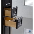 thumbnail image 5 of Pemberly Row Contemporary Tall Bathroom Linen Cabinet in Espresso, 5 of 6