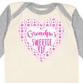 thumbnail image 4 of Inktastic Grandpa's Sweetie Pie with Pink Hearts Boys or Girls Long Sleeve Baby Bodysuit, 4 of 5