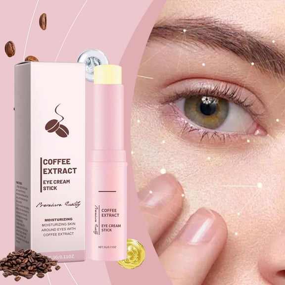 PiGOGI Caffeine Eye Cream Helps Reduce Fine Lines Dark Circles and Eye Bags 3g - Lifting Wrinkle and Firming Care for Eye Area