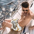 thumbnail image 2 of luoweisi Men's Beach Shorts Quick Dry Swim Trunks with Mesh Lining Vintage Teapot L, 2 of 5