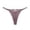 Pink, variant on Women's Microfiber and Lace Thong Panties, Sizes M to XL
