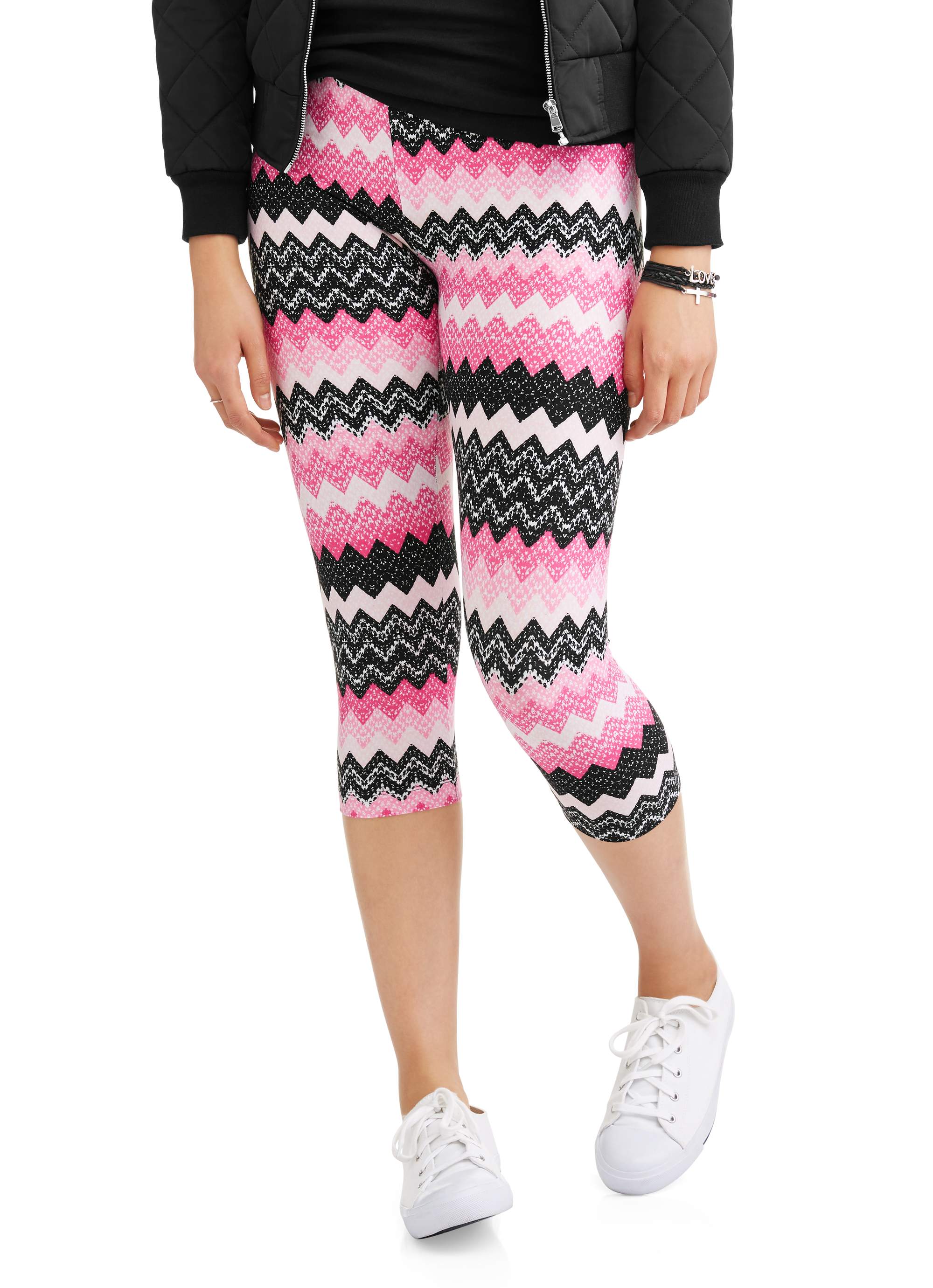 No Boundaries No Boundaries Juniors' sueded jersey capri leggings (up