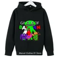thumbnail image 3 of Sudadera con capucha de Game Garden of Banban para niños, abrigos con capucha, ropa para niñas, suéter de manga larga para adolescentes y niños, sudadera con capucha para niños, 3 of 4
