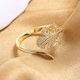 thumbnail image 5 of Anillo hoja de diamantes para mujer Alliance-Or JAMW Sencillez, 5 of 5