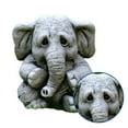 thumbnail image 5 of Alexsix Garden Elephant 15 inch Garden Statue, 5 of 6