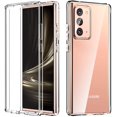 thumbnail image 1 of Galaxy Note 20 Case, Shockproof Anti-Scratch Soft TPU Black Cover+Hard Front Casing 2-Piece Protective Case for Samsung Galaxy Note 20 (6.7-inch Display) 2020 - Crystal Clear, 1 of 8