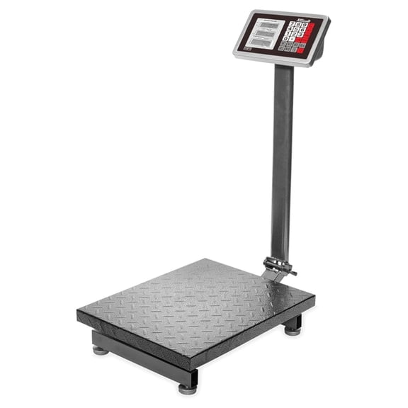 600LB Weight Computing Postal Scale Digital Floor Large Platform Warehouse Shipping LB Price Calculator Foldable
