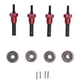 thumbnail image 2 of Eje de Trasero de Portal RC, Eje Machinado Machinado Con el Eje Machinado Eje Transmisor de Eje de TransmisioN Fácil Instalación 4pcs A PrueBa de ÓXido Con 8258 EngranjeJe para, 2 of 7
