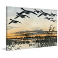thumbnail image 2 of "Geese in Flight" Painting Print on Wrapped Canvas, 2 of 7