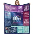 thumbnail image 1 of LHSHID 50st Birthday Gifts for Her Blanket Gifts for 50 Year Old Girls Female 50st Birthday Decorations for Girls 50 Year Old Birthday Gifts for Girls Soft Warm Flannel Throw Blanketsin 50x60in, 1 of 6