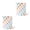White background with colored dots, variant on Heart Prints Shoe Laces Polyester Shoe Laces 100cm Long Flat Shoelaces for Adults Kids Trainers Sneakers Canvas Shoes