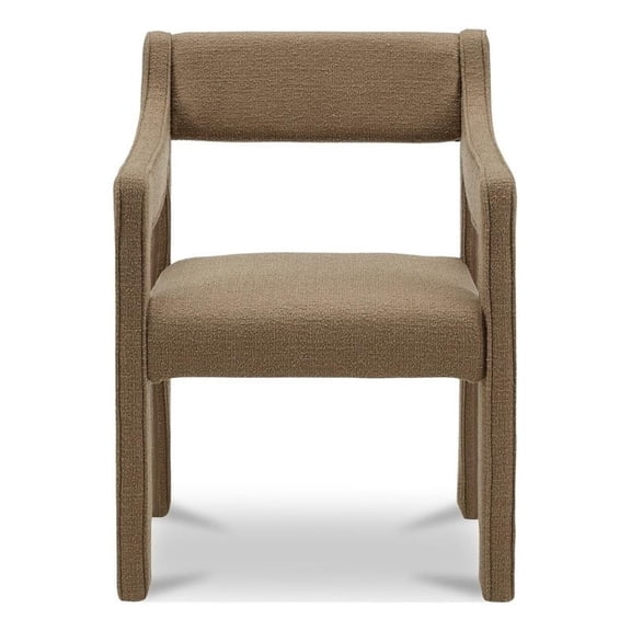 Moe's Home Collection Elise Dining Chair Fabric Brown